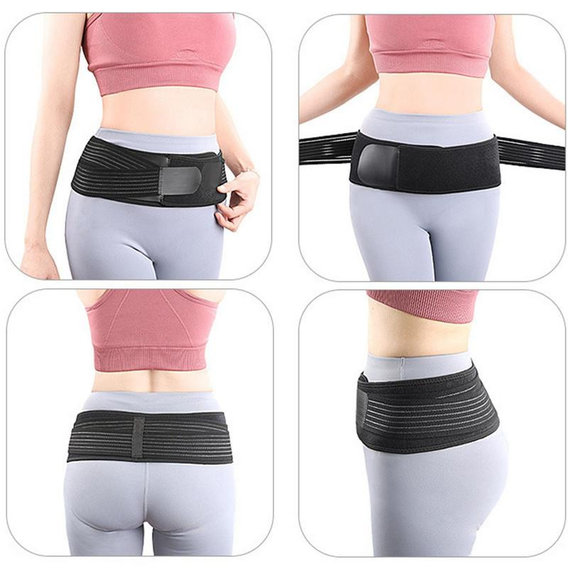 Ristluu vöö elastne puusa tugi Reguleeritav tugivöö libisemisvastane puusatugi, mis leevendab ebamugavustunnet vaagna alaselja piirkonnas