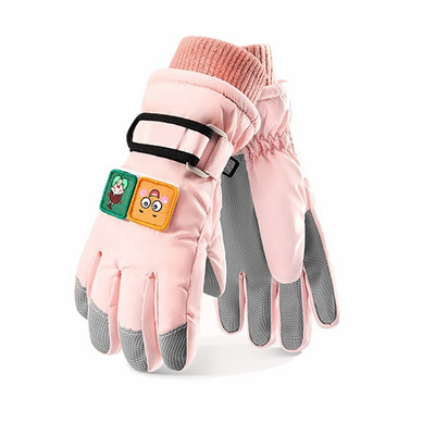 LOOGDEEL Talvine Soe Suusakindad Laste Puuteekraan Veekindel tuulekindel Jalgrattasõit Lumelaud Suusad Sport Labakindad Tüdrukud Poisid