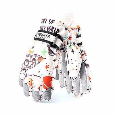 LOOGDEEL Talvine Soe Suusakindad Laste Puuteekraan Veekindel tuulekindel Jalgrattasõit Lumelaud Suusad Sport Labakindad Tüdrukud Poisid