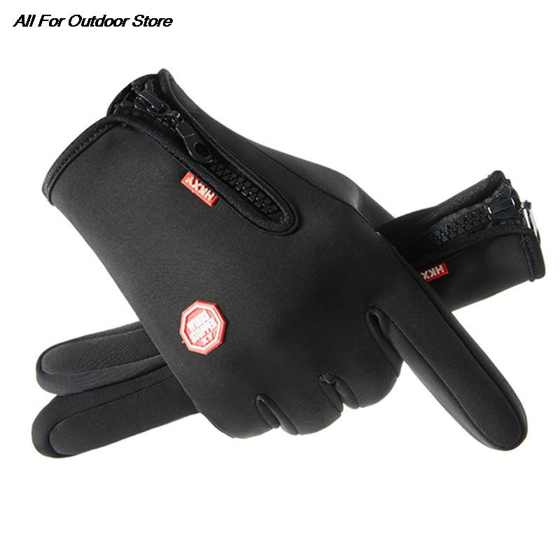 Talvised Naised Meeste Kindad Puutetundlikud Külma Veekindlad Mootorrattakindad Meeste Õuespordi Soojad Termofliisist Jooksususakindad