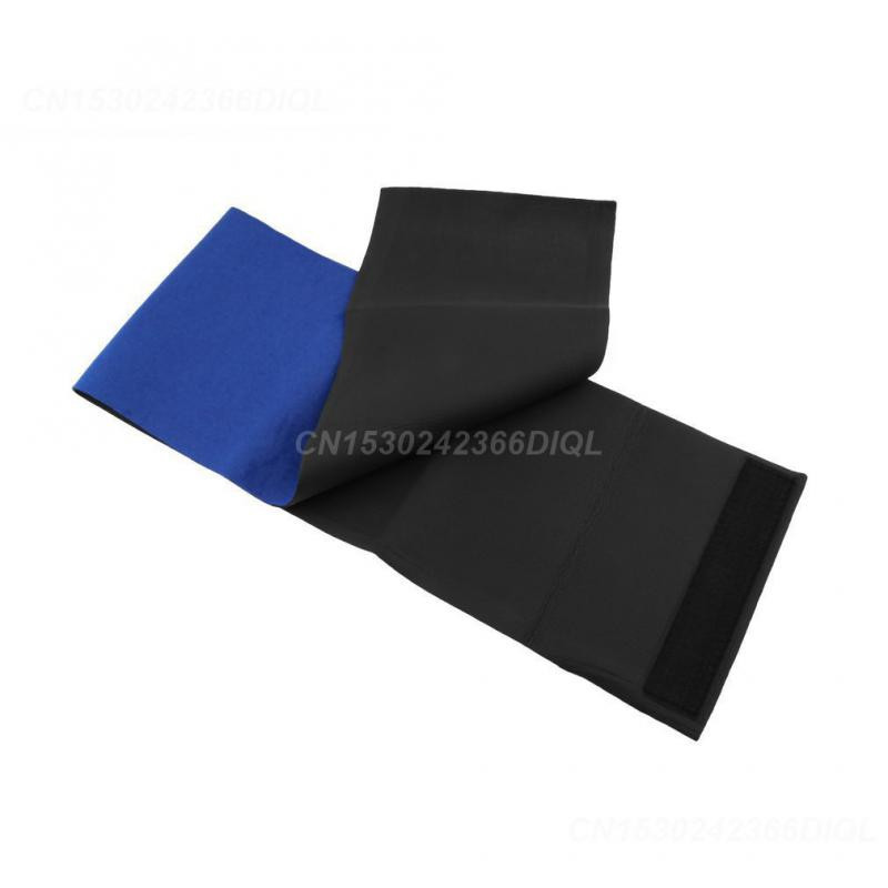 Vidukļa trimmeris vingrošanas ietīšanas josta Slim Burn Fat Sweet Svars Loss Body Shaper Novājēšanas rīks Bezmaksas Izmērs Zils TSLM1