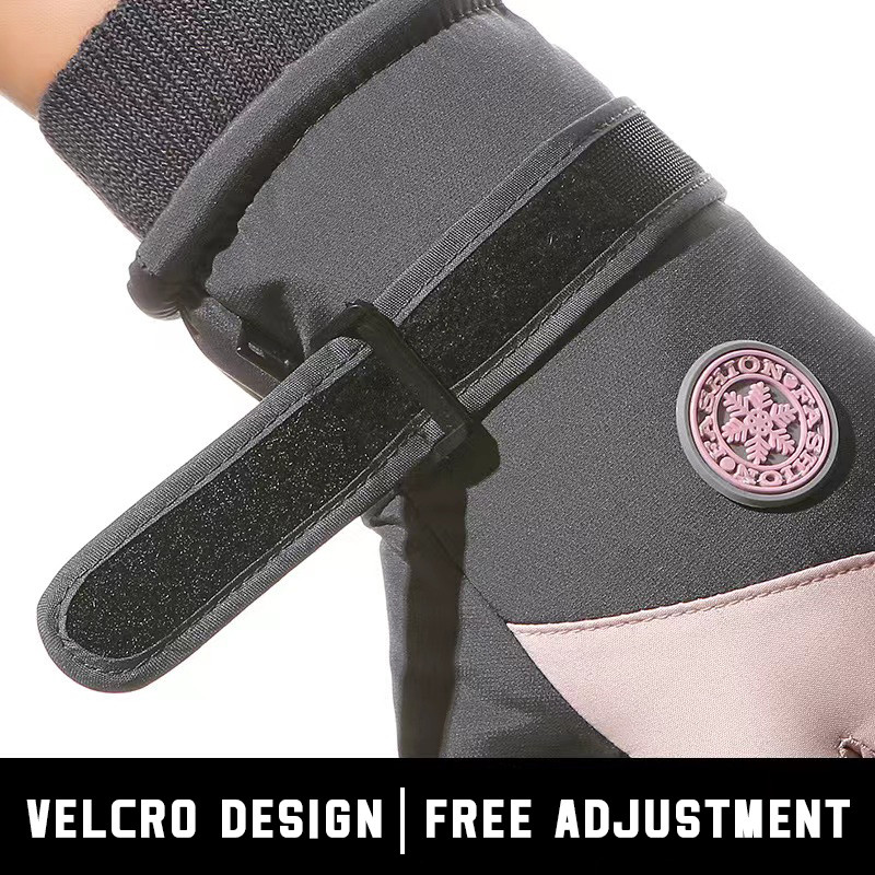 CyeeLife Winter Warm Full Fingers Ūdensizturīgs Riteņbraukšana Āra Sports Skriešana Motociklu Slēpošana Skārienekrāna Flīsa cimdi