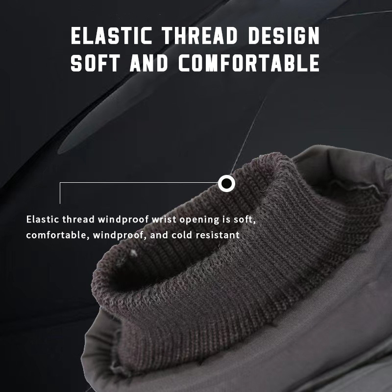 CyeeLife Winter Warm Full Fingers Ūdensizturīgs Riteņbraukšana Āra Sports Skriešana Motociklu Slēpošana Skārienekrāna Flīsa cimdi