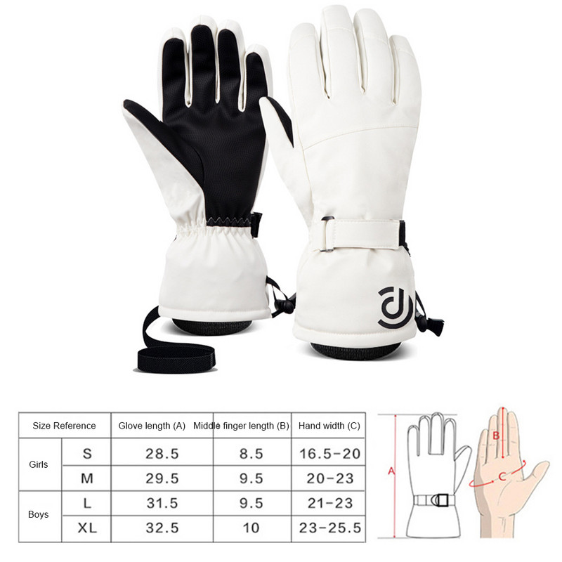 Ανδρικά γυναικεία γάντια χειμερινού σκι Αδιάβροχα υπερελαφριά γάντια snowboard με οθόνη αφής μοτοσικλέτας ιππασία Keep Warm Αντιανεμικά γάντια