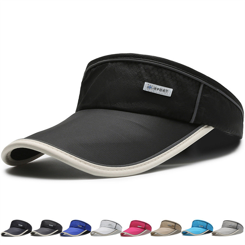 Uus mood meeste naiste suur pea tühi peal helkur välismüts pikendatud äärega golfi spordimüts võrgust hingav päikese golfi müts