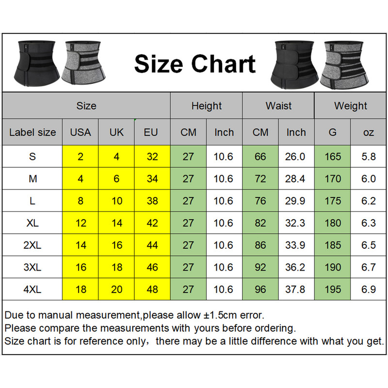 Κορσέ Ζώνη εφίδρωσης Ιδρώτας 1 τμχ Συμπιεστικό Αδυνάτισμα Ελαστικό Ρυθμιζόμενο Σάουνα Προπόνηση Βάση μέσης Εξαρτήματα γυμναστικής