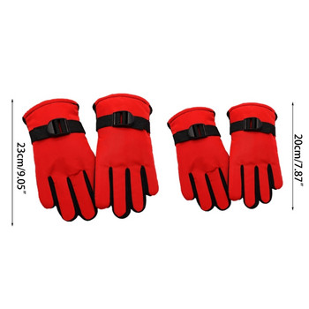 Χειμερινά Γάντια Παιδικά Γάντια Σκι Αδιάβροχα Θερμικά Γάντια για 3-13 Ετών Παιδιά Παιδιά Αγόρια Κορίτσια Αθλητικά Γάντια εξωτερικού χώρου