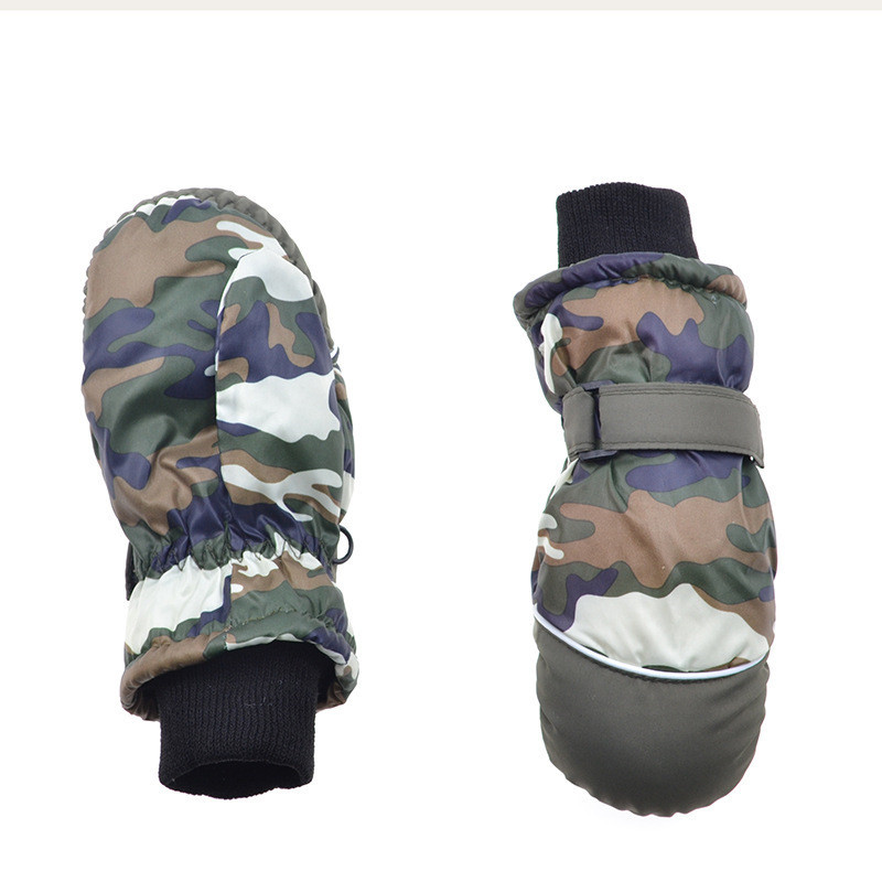 3-6 metų vaikams Slidinėjimo pirštinės žiemai, šiltos snieglenčių pirštinės