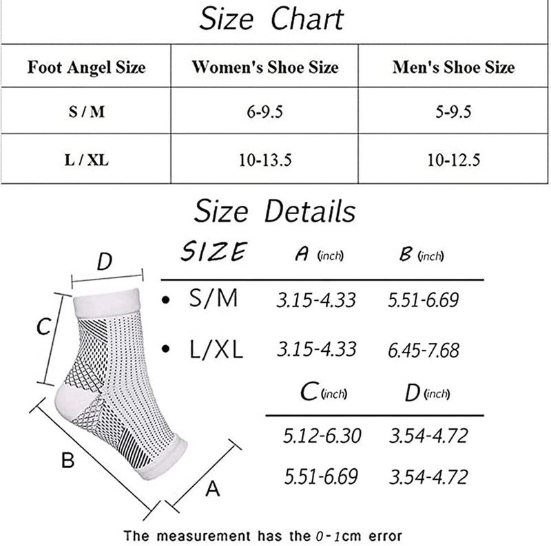 Väsimusevastane pahkluu toetamine Sport pahkluu traksidega sokid kompressioonvarrukas plantaarfastsiidi sokid Achilleuse kõõlusepõletiku liigesevalu korral