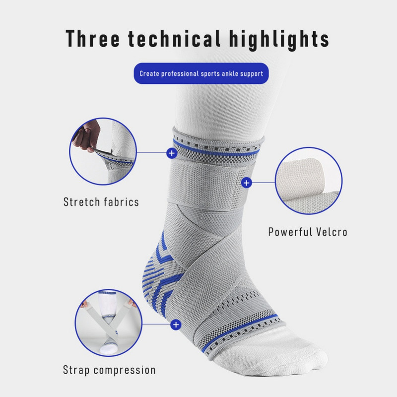 Συμπιεστικό μανίκι με σιδεράκια αστραγάλου ανακουφίζει από τον πόνο στις αρθρώσεις Κάλτσα με υποστήριξη καμάρας ποδιών Αθλητική ποδηλασία Προστασία ποδιών Αποκατάσταση τραυματισμών