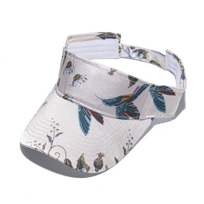 Új 2023 nyári férfi női napvédő sapka pamut állítható napellenző UV védelem üres felső Solid sport tenisz golf napvédő baseball sapka