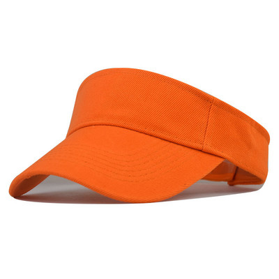 Kevad-suvi spordi päikesemüts meeste müts Naiste reguleeritav puuvillane visiir UV-kaitsega top Tühi tennise golfi jooksmise päikesekaitsemüts