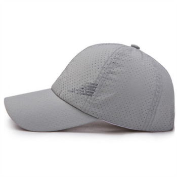 Нова бързосъхнеща дамска мъжка шапка за голф за риболов, лятна външна шапка за слънце, регулируема унисекс бейзболна шапка