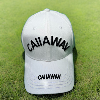 CAIIAWAV Шапка за голф, мъжка нова тенденция, спортен патешки език, абсорбираща потта и дишаща шапка, спортна слънцезащитна шапка