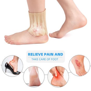 Figure Skating Ankle Protector Brace Ανθεκτική Προστατευτική Υποστήριξη Ποδιών Κάλτσες ποδιών σκι Αντρικά μανίκια με τζελ αστραγάλου