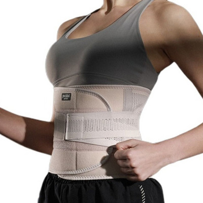 Kahekordne reguleeritav seljaosa vöötoe tugi Lai hingav talje treenimisrihm Vastupidav 4 suuruses ortopeedilised vööd Ortopedica