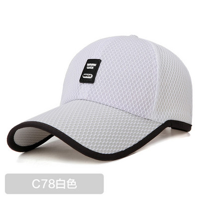 Μόδα Big Head Ανδρικά Γυναικεία Καπέλο μπέιζμπολ με πλατύ γείσο με πλέγμα UV απόχρωση Fish Duck Tongue Cap Golf Outdoor απλά γράμματα Αναπνεύσιμο καπέλο