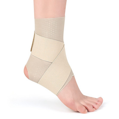 1 tk spordi hüppeliigese traksidega jalgpall pahkluu kaitsmega, nailonist rihmaga, must elastne side, spordijõusaali jalavõru tugi