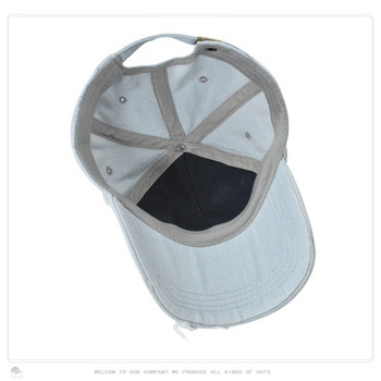 Καπέλο γκολφ Καπέλο μπέιζμπολ Ανδρικά Γυναικεία Καλοκαιρινή Μόδα Πλυμένη Τρύπα Καουμπόη Πάπια Καπέλο Γλώσσας για υπαίθριο χώρο αναψυχής Καπέλα Nuzada Καπέλα