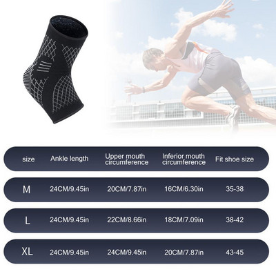 Gleznă pentru femei și bărbați - Manșon de susținere pentru gleznă și gleznă cu compresie pentru glezna întorsă.