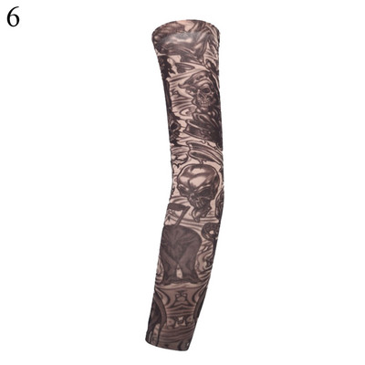 1PC Street Tattoo Hand Sleeves Sun Κάλυμμα βραχίονα προστασίας από υπεριώδη ακτινοβολία Άνευ ραφής αντηλιακό ιππασίας για εξωτερικούς χώρους Αντηλιακά μανίκια βραχίονα Glover για άνδρες γυναίκες