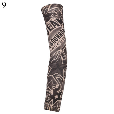 1PC Street Tattoo Hand Sleeves Sun Κάλυμμα βραχίονα προστασίας από υπεριώδη ακτινοβολία Άνευ ραφής αντηλιακό ιππασίας για εξωτερικούς χώρους Αντηλιακά μανίκια βραχίονα Glover για άνδρες γυναίκες