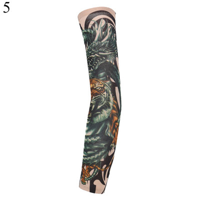 1PC Street Tattoo Hand Sleeves Sun Κάλυμμα βραχίονα προστασίας από υπεριώδη ακτινοβολία Άνευ ραφής αντηλιακό ιππασίας για εξωτερικούς χώρους Αντηλιακά μανίκια βραχίονα Glover για άνδρες γυναίκες