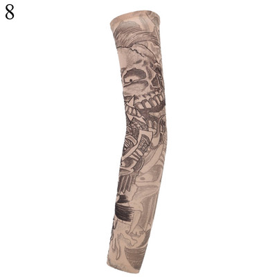 1PC Street Tattoo Hand Sleeves Sun Κάλυμμα βραχίονα προστασίας από υπεριώδη ακτινοβολία Άνευ ραφής αντηλιακό ιππασίας για εξωτερικούς χώρους Αντηλιακά μανίκια βραχίονα Glover για άνδρες γυναίκες