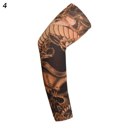 1PC Street Tattoo Hand Sleeves Sun Κάλυμμα βραχίονα προστασίας από υπεριώδη ακτινοβολία Άνευ ραφής αντηλιακό ιππασίας για εξωτερικούς χώρους Αντηλιακά μανίκια βραχίονα Glover για άνδρες γυναίκες