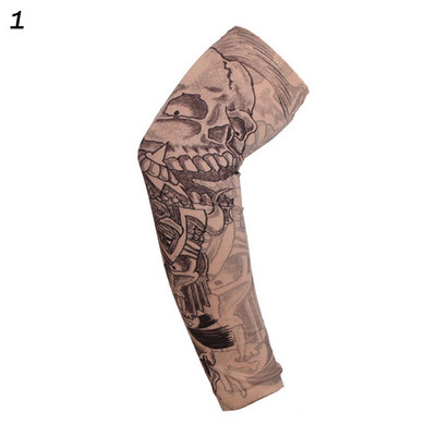 1PC Street Tattoo Hand Sleeves Sun Κάλυμμα βραχίονα προστασίας από υπεριώδη ακτινοβολία Άνευ ραφής αντηλιακό ιππασίας για εξωτερικούς χώρους Αντηλιακά μανίκια βραχίονα Glover για άνδρες γυναίκες