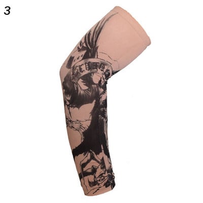 1PC Street Tattoo Hand Sleeves Sun Κάλυμμα βραχίονα προστασίας από υπεριώδη ακτινοβολία Άνευ ραφής αντηλιακό ιππασίας για εξωτερικούς χώρους Αντηλιακά μανίκια βραχίονα Glover για άνδρες γυναίκες