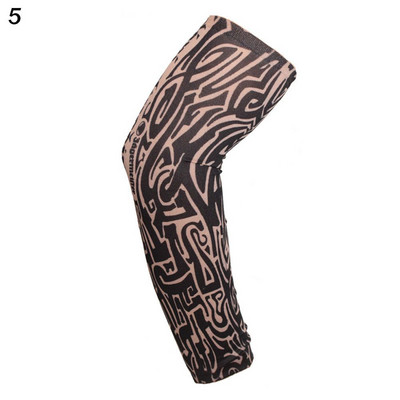 1PC Street Tattoo Hand Sleeves Sun Κάλυμμα βραχίονα προστασίας από υπεριώδη ακτινοβολία Άνευ ραφής αντηλιακό ιππασίας για εξωτερικούς χώρους Αντηλιακά μανίκια βραχίονα Glover για άνδρες γυναίκες