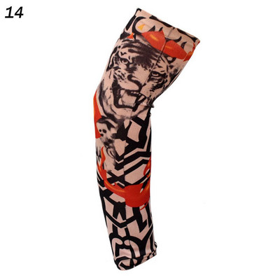 1PC Street Tattoo Hand Sleeves Sun Κάλυμμα βραχίονα προστασίας από υπεριώδη ακτινοβολία Άνευ ραφής αντηλιακό ιππασίας για εξωτερικούς χώρους Αντηλιακά μανίκια βραχίονα Glover για άνδρες γυναίκες