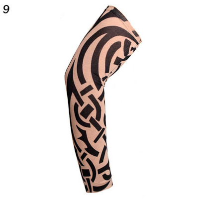 1PC Street Tattoo Hand Sleeves Sun Κάλυμμα βραχίονα προστασίας από υπεριώδη ακτινοβολία Άνευ ραφής αντηλιακό ιππασίας για εξωτερικούς χώρους Αντηλιακά μανίκια βραχίονα Glover για άνδρες γυναίκες