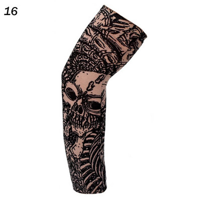 1PC Street Tattoo Hand Sleeves Sun Κάλυμμα βραχίονα προστασίας από υπεριώδη ακτινοβολία Άνευ ραφής αντηλιακό ιππασίας για εξωτερικούς χώρους Αντηλιακά μανίκια βραχίονα Glover για άνδρες γυναίκες
