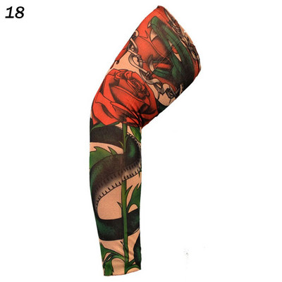 1PC Street Tattoo Hand Sleeves Sun Κάλυμμα βραχίονα προστασίας από υπεριώδη ακτινοβολία Άνευ ραφής αντηλιακό ιππασίας για εξωτερικούς χώρους Αντηλιακά μανίκια βραχίονα Glover για άνδρες γυναίκες