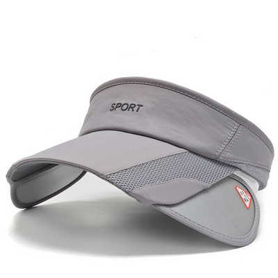 Sport Tennis Jooksmine Golfi Müts UV-kaitse Välispesapallimüts Tühi ülaosa Reguleeritavad visiirid Mütsid Naiste peakatted Topid Chapeau