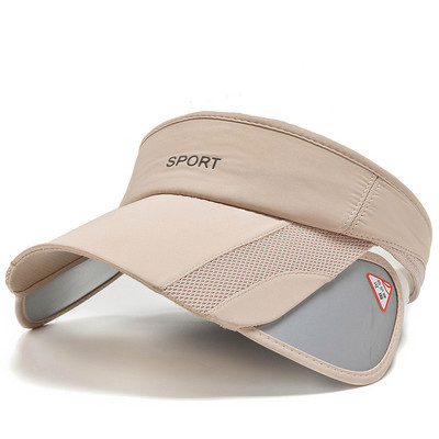 Sport Tennis Jooksmine Golfi Müts UV-kaitse Välispesapallimüts Tühi ülaosa Reguleeritavad visiirid Mütsid Naiste peakatted Topid Chapeau