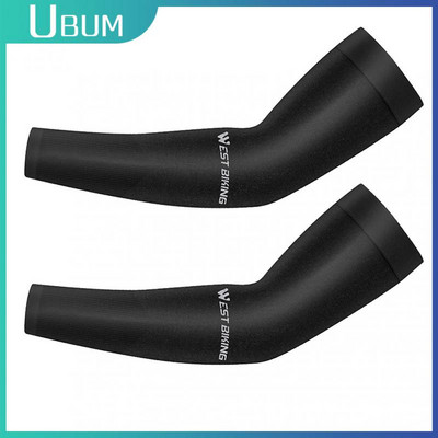 2TK Ice Silk Päikesekaitse Varrukad Meeste Jalgrattasõit Sport Elastsed Käekaitsmed Kiiresti kuivav higi imav jahutusvarrukate kate