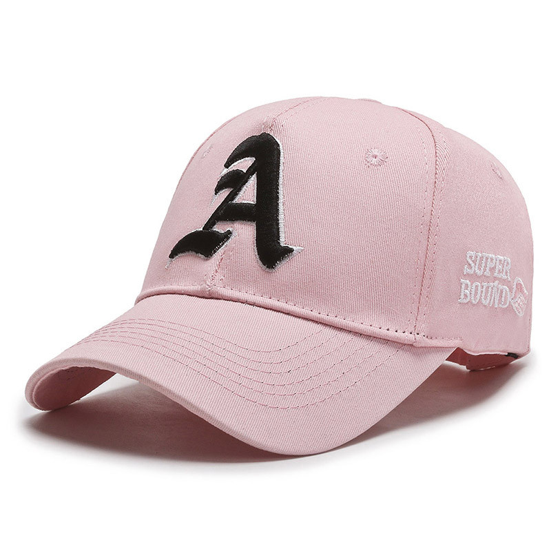Raidė A Siuvinėjimas Beisbolo kepuraitė Vienspalvė Paprasta laisvalaikio sportinė kepurė Apsauginė nuo saulės Tėčio kepuraitė vyrams Moterims Jaunimui Nemokamas pristatymas