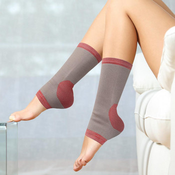 Чорап с скоба за глезена Дамски чорап с скоба за глезена Мек еластичен дишащ протектор за ръкави за глезена Компресивни чорапи за спорт 2 чифта