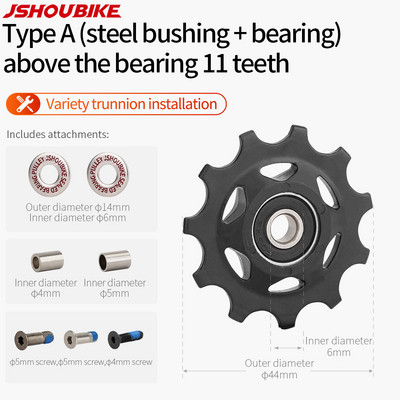 JSHOUBIKE jalgratta rihmaratta laagriratas 11T 12T 13T14T15T16T17T maanteeratta juhtratas Shimano Sram MTB Jockey tagumise käiguvahetaja jaoks