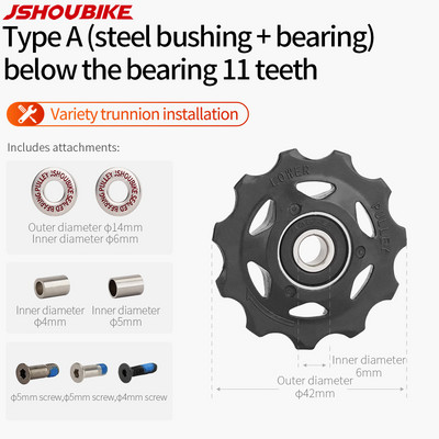 JSHOUBIKE jalgratta rihmaratta laagriratas 11T 12T 13T14T15T16T17T maanteeratta juhtratas Shimano Sram MTB Jockey tagumise käiguvahetaja jaoks