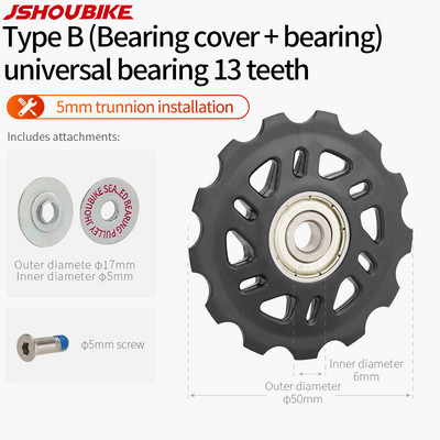 JSHOUBIKE jalgratta rihmaratta laagriratas 11T 12T 13T14T15T16T17T maanteeratta juhtratas Shimano Sram MTB Jockey tagumise käiguvahetaja jaoks