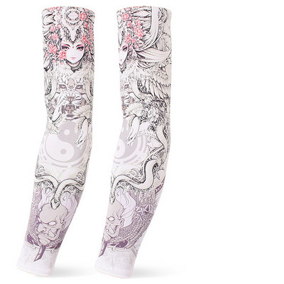 1 paar jahutavat tätoveeringut varrukad jalgrattasõiduks kalapüügiks matkamiseks päikese ultraviolettkiirgusega kaitsevarrukad välistingimustes kasutatavad manseti käekatte soojendid