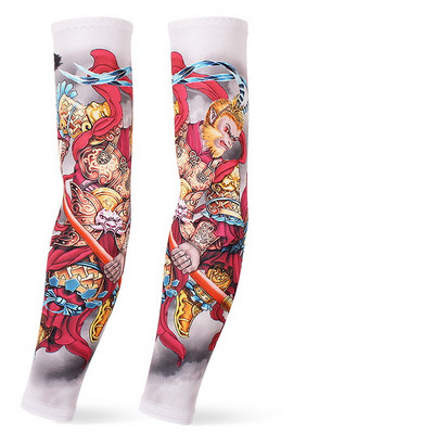 1 paar jahutavat tätoveeringut varrukad jalgrattasõiduks kalapüügiks matkamiseks päikese ultraviolettkiirgusega kaitsevarrukad välistingimustes kasutatavad manseti käekatte soojendid