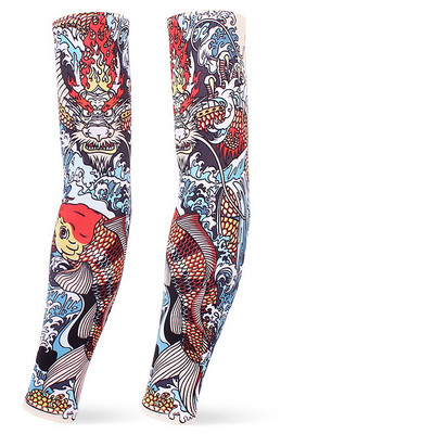 1 paar jahutavat tätoveeringut varrukad jalgrattasõiduks kalapüügiks matkamiseks päikese ultraviolettkiirgusega kaitsevarrukad välistingimustes kasutatavad manseti käekatte soojendid