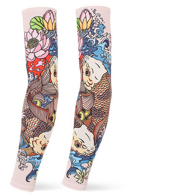 1 paar jahutavat tätoveeringut varrukad jalgrattasõiduks kalapüügiks matkamiseks päikese ultraviolettkiirgusega kaitsevarrukad välistingimustes kasutatavad manseti käekatte soojendid