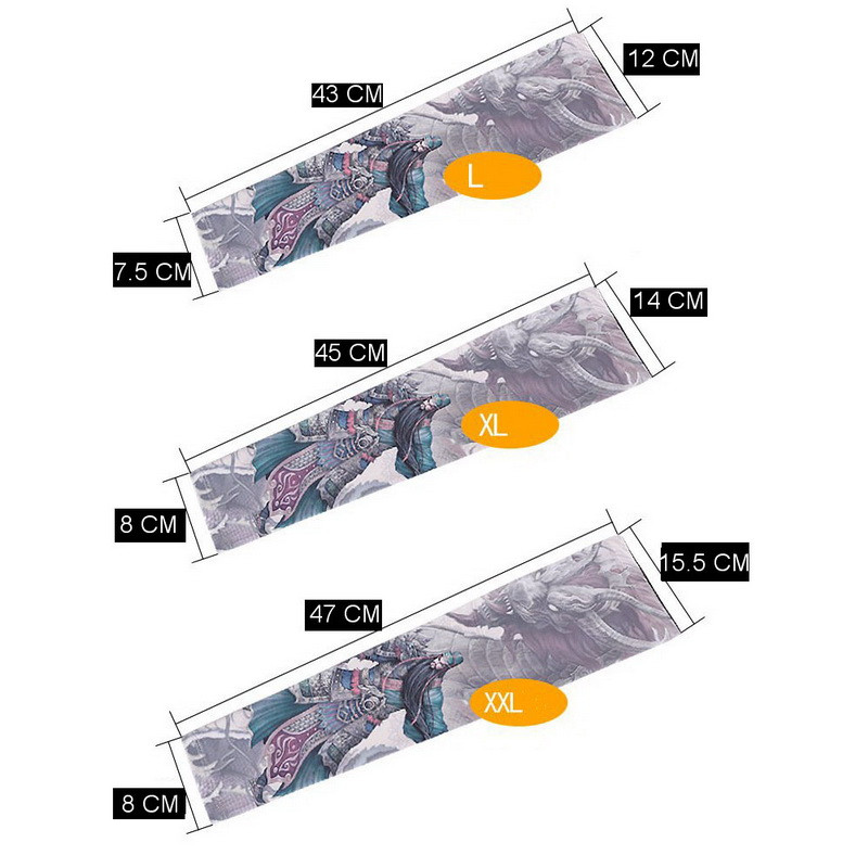 1 paar jahutavat tätoveeringut varrukad jalgrattasõiduks kalapüügiks matkamiseks päikese ultraviolettkiirgusega kaitsevarrukad välistingimustes kasutatavad manseti käekatte soojendid