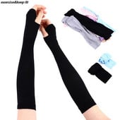 1 Paar Ice Silk Sleeve Päikesekaitsekreem manseti varrukad Libisemisvastased Suvised Mehed Naiste Kindad Õuessõiduks UV Päikesekaitse